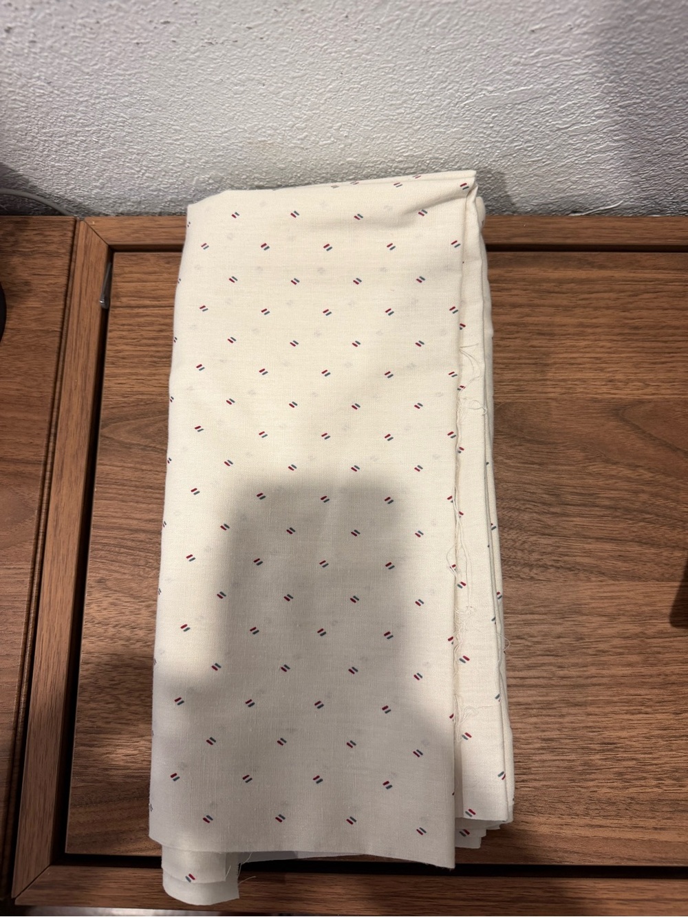Cream Cotton Fabric
